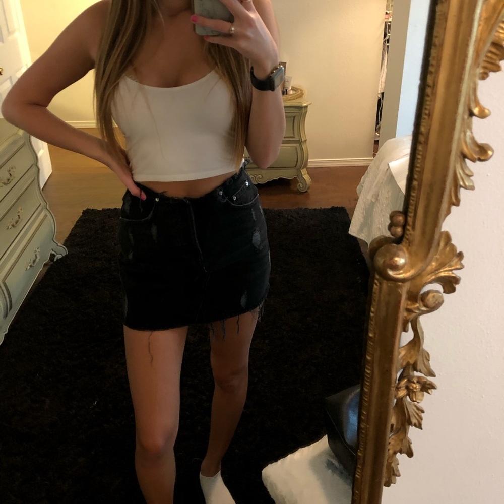 SOLD urban denim skirt
